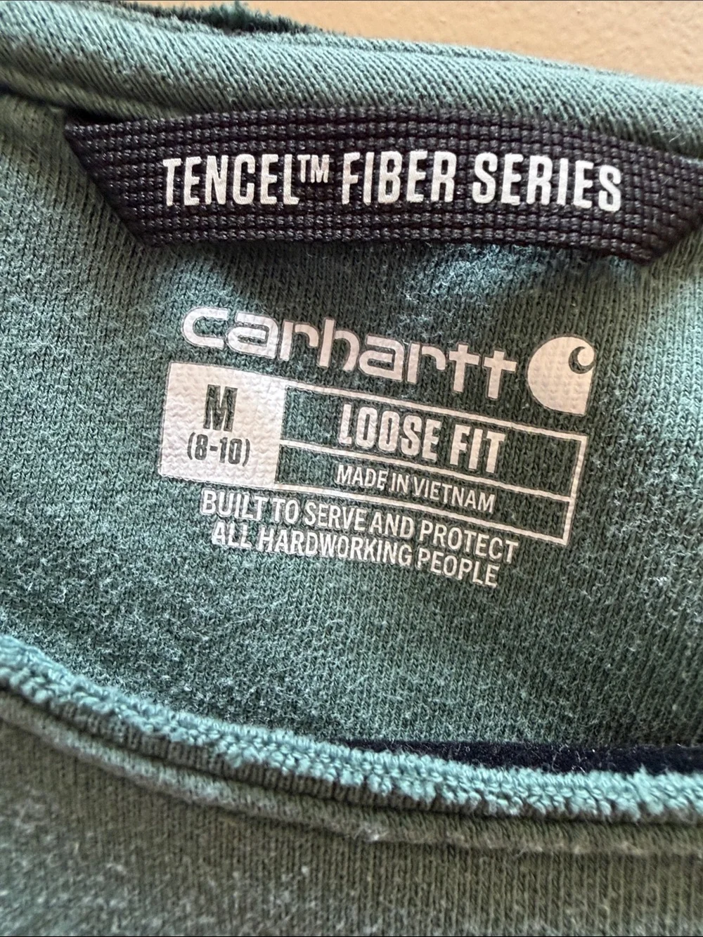 Carhartt Women's Cropped Crewneck Sweatshirt - Teal loose fit cropped Medium